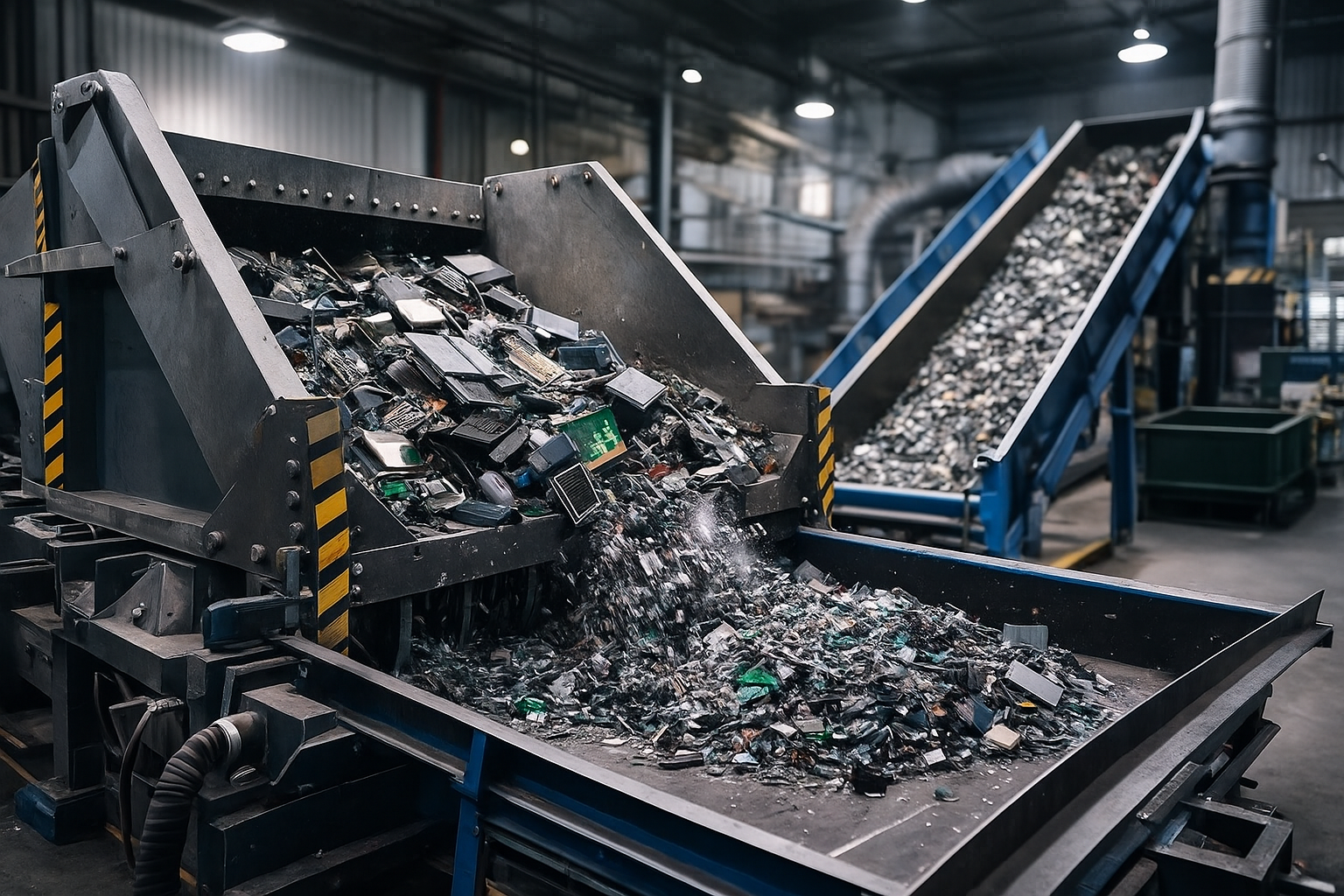 E-Waste Shredding and Processing